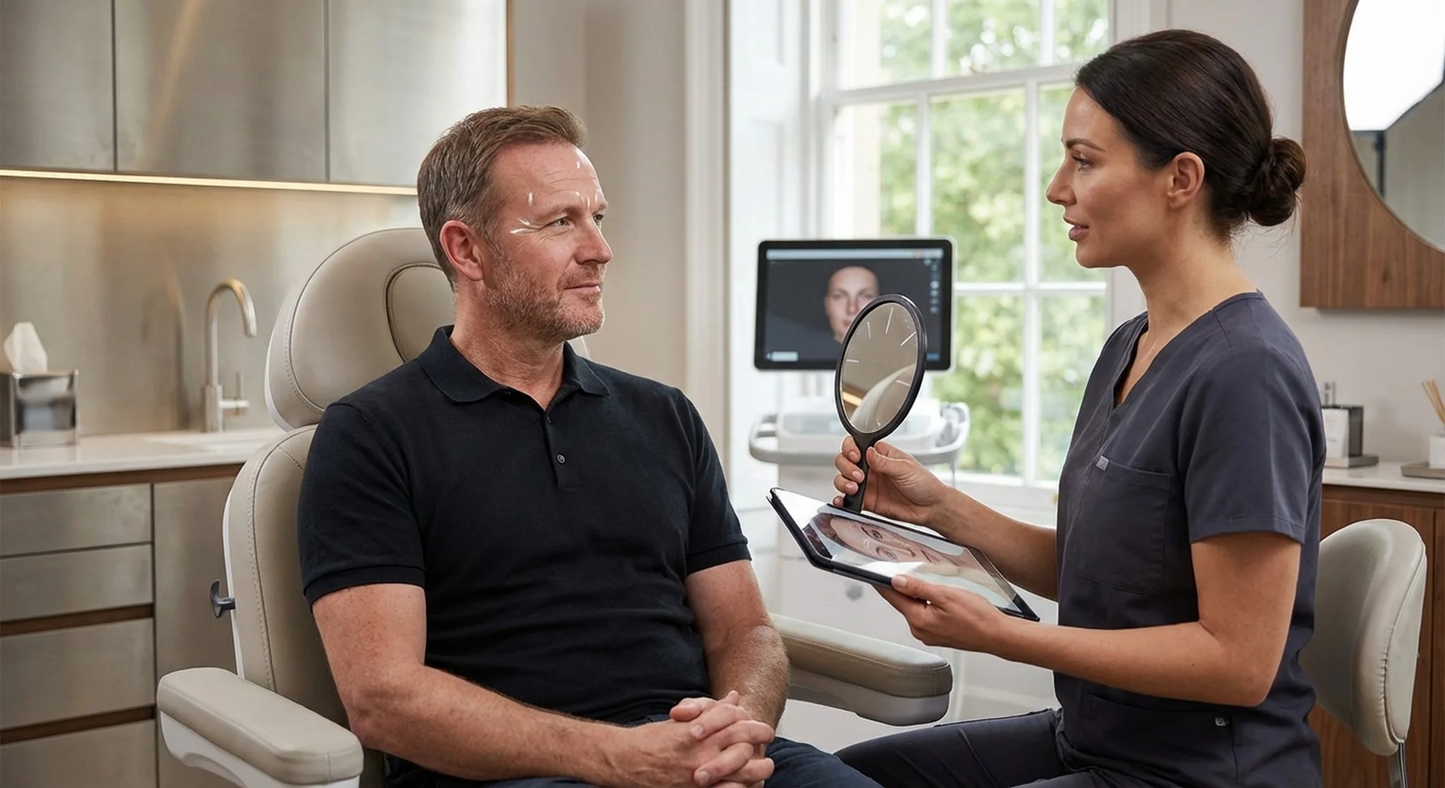 Anti wrinkle treatment for three areas at Alexis Aesthetics