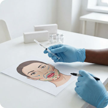 Natural lip and cheek enhancement with dermal fillers